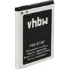 vhbw 1x batteria compatibile con Alcatel/TLC MW40V, MW40CJ, MW40, MW40VD smartphone cellulare (1700mAh, 3,7V, Li-Ion)
