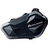 Midland - Interfono Moto Bluetooth Singolo BTR1, Auricolari Casco Moto Impermeabili IPX6, Portata 800m, 4 Persone Conference, Batteria 23H, Parallel Audio, Connessione GPS/Musica, Conforme ECE 22.06