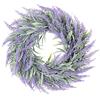 Lwuey Ghirlanda di Fiori di Lavanda Artificiali,Fiori Finti da Esterno Ghirlanda Verde Viola 28CM per Casa Colonica Matrimonio Casa Finestra Parete Camino