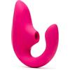 Womanizer Blend Vibratore Rabbit Stimolatore Doppio, Stimolazione Clitoridea Pleasure Air, Vibrazione per il Punto G e Risucchio del Clitoride, Sex Toy per Donne, Impermeabile e Ricaricabile - Magenta