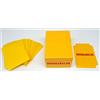 docsmagic.de Deck Box Full + 60 Double Mat Yellow Sleeves Small Size - Porta Mazzo & Bustine Giallo - YGO