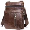 Moteen Uomo Pochette Telefono Portatile Pelle, Borsa a Tracolla per Telefono Cuoio, Piccola Borsa a Tracolla in Pelle Uomo Borsa a Spalla per Telefono Holster Portafoglio Messenger Custodia di Trasporto