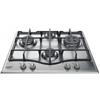 Hotpoint Ariston PRONTA CONSEGNA - SPEDIZIONE IMMEDIATA Piano cottura ad incasso 60 cm 4 fuochi Gas comandi frontali griglie in ghisa Hotpoint PCN 641 T\IX\HAR