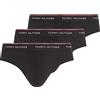 Tommy Hilfiger 3P Brief 1U87903766, Uomo, Nero (Black), M