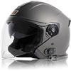 ORIGINE Casco Moto Jet Bluetooth Omologato ECE con Doppia Visiera