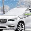 Esteopt Copertura per parabrezza per ghiaccio e neve auto parabrezza neve copertura 4 strati protezione per neve, ghiaccio, UV, gelo e specchio protezione universale