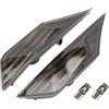 Konuooer Una coppia di luci di posizione laterali (bianche) per MK10 Honda Civic 2016-2021 indicatori di direzione luci laterale indicatori 34300-TET-H01 34350-TET-H01