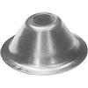 RAM CHEVILLES ET FIXATIONS Rosone conico, 19 x 38 mm, argento, scatola da 100
