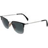 DAVID BECKHAM Db 7094/G/S Occhiali, Nero Opaco Ruthenium, 0 Uomo