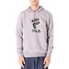 FILA Bever Hoody Felpa con Cappuccio, Gull, S Uomo