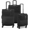 Roncato Metropolitan Travel Set Valigie (grande, Medio, Cabina) - Nero