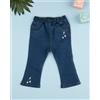 Prénatal Pantalone zampa denim bimba ricami fiori