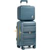 Sea choice Valigia da viaggio Espandibili Bagaglio a mano Cabina Trolley set di valigie trolley con 4 Doppie Ruote a 360° et Chiusura TSA, 55cm
