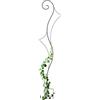 Relaxdays Supporto per Piante Rampicanti da Giardino, Traliccio di Sostegno per Edera e Rose, 147x30 cm, Metallo, Nero