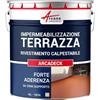ARCANE INDUSTRIES Guaina liquida calpestabile, Guaina per terrazzi calpestabile, impermeabilizzazione con ARCADECK - Sabbia - ARCANE INDUSTRIES