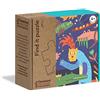 Clementoni - 16221 - Find It Puzzle - Bungle in The Jungle, puzzle bambini 4 anni, gioco educativo, puzzle bambini 60 pezzi - Made in Italy - Play For Future, cartone 100% riciclato