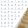 UFURMATE Angoli antipolvere per scale, 200 pezzi trasparenti per scale interne angolari trasparenti antipolvere per mobili, angoli decorativi per scale, armadi, cassetti