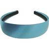 Glamour Girlz Cerchietto largo piatto molto forte, 4 cm, semplice, in raso, per modisteria, fai da te, modisteria, accessorio per capelli lungo e spesso, accessorio per capelli da donna (verde acqua)