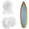 BOXOB 2pz Strumento Rimuovi Cera per Tavola da Surf, Ergonomico Raschietto Cera da Surf Accessori Efficaci per Pulizia Rapida Irregolarità Appiccicose Regalo Surfisti (Trasparente)