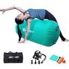 AKSPORT Air Roll Ginnastica Artistica Rullo d'aria da ginnastica con pompa ad aria per uso domestico/yoga/cheerleading/tumbling/back walkover