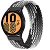 SOLOLUP Intrecciato Solo Loop per Samsung Galaxy Watch 5 Pro/5&4/4 Classic/3 41mm/Active 2/Active for Amazfit BIP/GTR 42mm/GTS/2/2e/3, Cinturino in Tessuto di Nylon 20mm, Cioccolato fondente-XXS