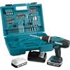 Makita 18V G-SERIES COMBI DRILL WITH 74 PCS [HP488DAEX1]