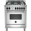 Bertazzoni La Germania Americana AMN765GXT cucina Elettrico/Gas Gas Acciaio inox