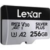 Lexar Professional SILVER PLUS 256 GB MicroSDXC UHS-I Classe 3