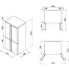 Smeg FQ60CPO6 frigorifero side-by-side Libera installazione 572 L E Crema