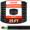 VEVOR Cavo di Prolunga per Cavo Elettrico di Alimentazione 7,62 m 6AWG (16 mm²) Filo Rame