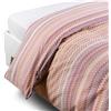 Caleffi 80317 Cotone Textile Sacco Completo Copripiumino per Singolo Letto, Rosa