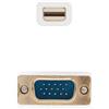 Blendend Cavo convertitore Mini DisplayPort a VGA, maschio a maschio, colore bianco, lunghezza 5,0 metri, ideale per collegare dispositivi con uscita Mini DP a schermi con ingresso VGA.