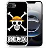 Cokitec Cover rinforzata per iPhone 16e Manga One Piece teschio