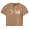 G-STAR Bambini e Ragazze t-shirt ss loose, Marrone (woodsmoke D25559-01-G939), 6 anni