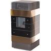 Stufa a pellet canalizzabile con rivestimento in vetro temprato h10117