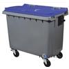 Cassonetto portarifiuti in polietilene da 660 lt h8639