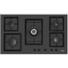 Elleci PGSP90140CS - Piano cottura a gas n° 5 fuochi Granitek nero