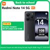 Xiaomi Redmi Note 14 5G, NFC, smartphone, MediaTek Dimensity 7025-Ultra, schermo AMOLED, pollici, 120Hz, Al 108 MP sistema di telecamere con OlS，Caricabatterie non incluso - Black midday