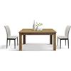 Tavolo ZAGABRIA in legno, finitura rovere rustico, allungabile 140×80 cm - 180×80 cm