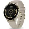Garmin Smartwatch ( AMOLED ) VENU 3s French gray e Soft gold 41 mm 010 02785 02