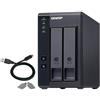 Senza Marca/Generico QNAP TR-002 contenitore di unità di archiviazione Box esterno HDD/SSD Nero 2.5/3