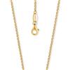 Engelsrufer Belcher catena collana in oro placcato 925 Sterling argento spessore 2,1 mm (0,08) lunghezza 45cm (17,72)