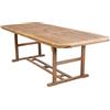 MIlani Home TURRIS - tavolo da giardino allungabile in legno massiccio di acacia 180/240