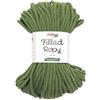 Filled Ropy Verde Oliva cordino macramè
