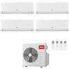 Tcl CONDIZIONATORE TCL QUADRI SPLIT BREEZEIN P5 9000+9000+9000+18000 BTU WIFI INVERTER MT4250 A++