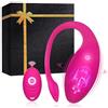 Ukingle Vibratoreper Donna Professionale Piccolo Telecomando Ovetto Vibrante Donna Telecomando Vibratoriper Donne Punto G Squirting Mini Vibratore Sex Toys Vibratore Clitoride 10 Modalita