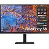 Samsung S80PB Monitor PC 68,6 cm (27") 3840 x 2160 Pixel 4K Ultra HD LCD Nero [LS27B800PXPXEN]