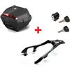 YAMAHA KIT BAULE CITY 34 litri + PORTAPACCHI YAMAHA XMAX X-MAX 300 XMAX 400 2018-2022