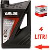 Yamalube 4 LT OLIO MOTORE SEMI SINTETICO + FILTRO YAMALUBE 10W40 YAMAHA MOTO 4T