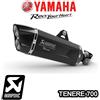 AKRAPOVIC YAMAHA TENERE 700 YAMAHA SCARICO AKRAPOVIC TERMINALE NERO XTZ700 SLIP ON